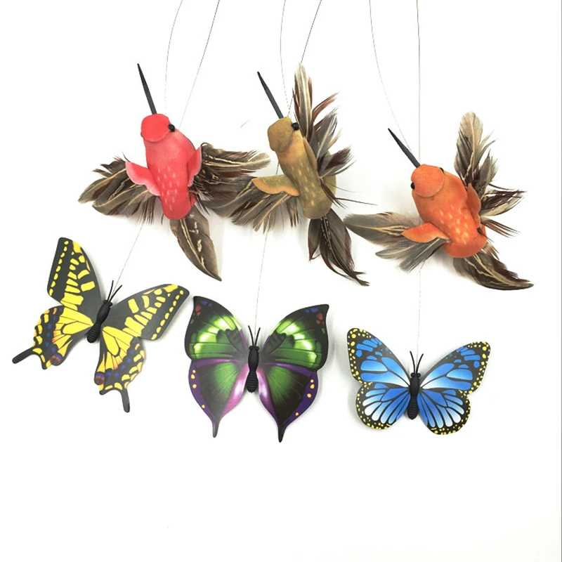 Description Picture 5 of itemCute Electric Rotating Colorful Butterfly Bird Funny Dog Cat Toys Scratch Toy For Cat Small Dog Cats Intelligence Taining