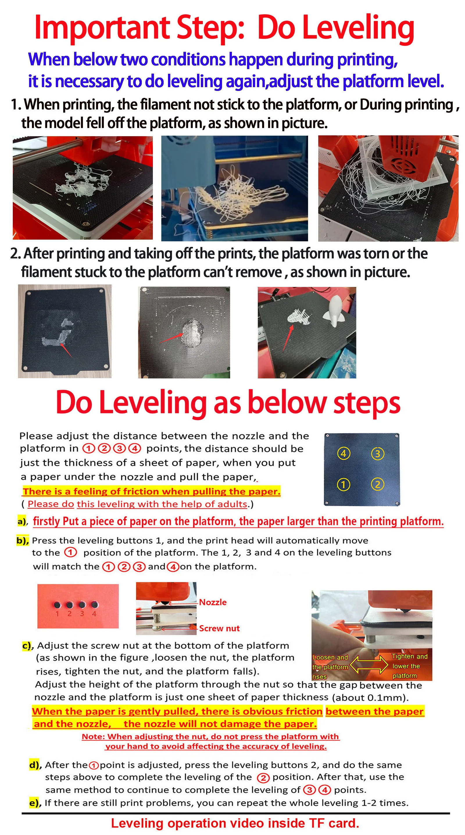 Description Picture 2 of itemEasyThreed Mini 3D Printer Beginners Entry Level Low Noise Use PLA TPU 1.75mm Filament Printing Size 100x100x100mm