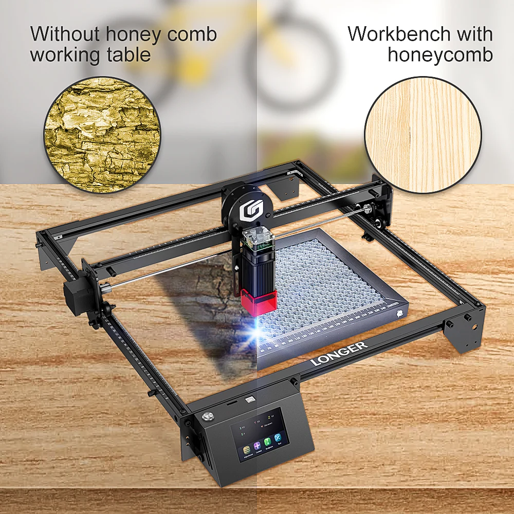 Description Picture 2 of itemLonger Honeycomb 300*200*22mm Working table Fast Heat Dissipation Desktop-Protecting Compatible Laser Engraver Cutting Machine