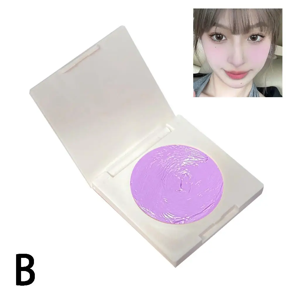 Description Picture 6 of itemMilk Cream Face Makeup Blusher Natural Smooth Nourishing Blush Long Lasting Grape Pigmented Rouge Purple Gel Cheek Mud Cosm B9H1