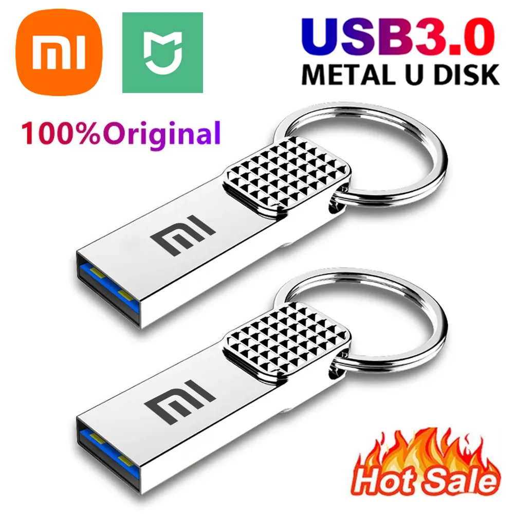 Iconic Brand MIJIA Metal U Disk USB 3.0 High-Speed File Transfer Waterproof Pen Drive 2TB 1TB 512GB Portable Memory USB Flash Drive