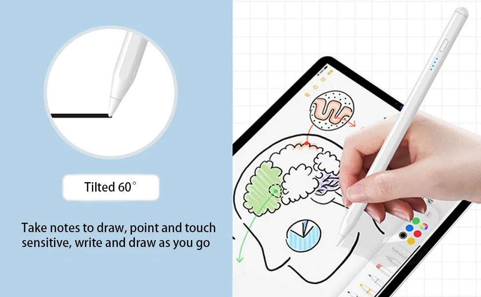 Description Picture 6 of itemKinglucky applepencil capacitive pen anti-mistouch suitable for ipad touch Apple ipadpencil tablet app