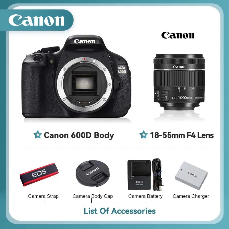 600D Add 18-55mm F4