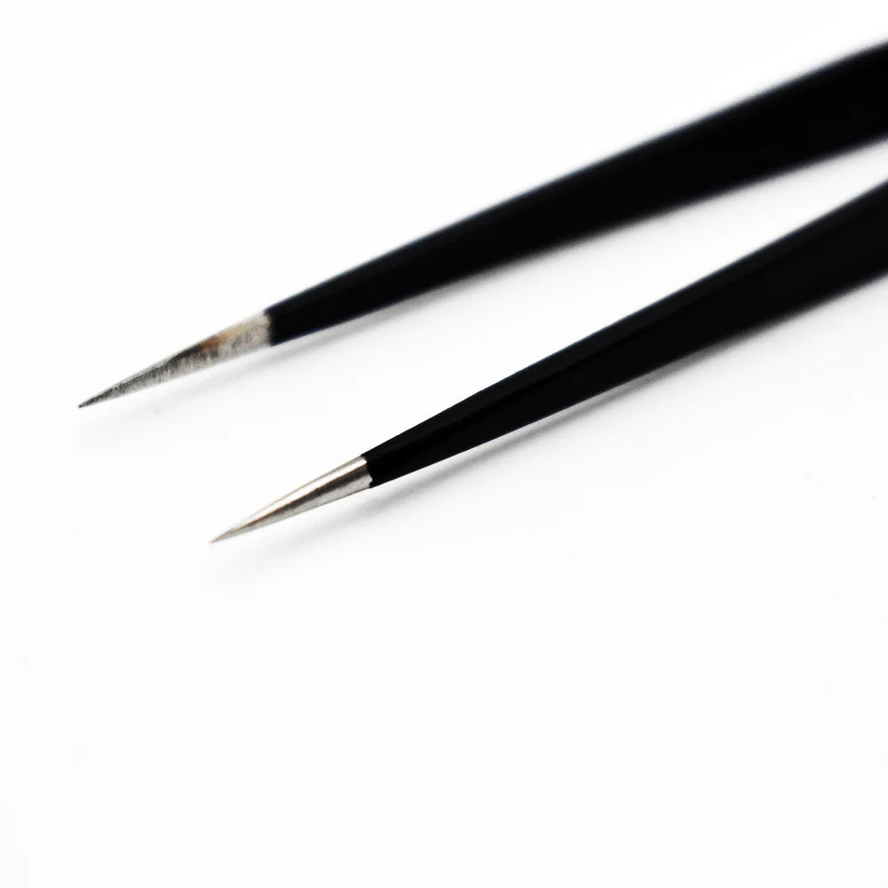 Description Picture 3 of item1Pc VETUS ESD-11 Tweezers Safe Anti-static BGA Precision Electrostatic Tweezers Free Shipping