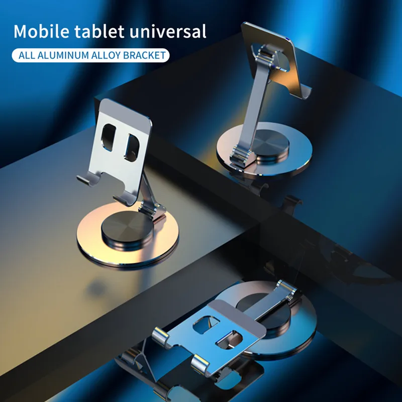 Description Picture 2 of itemAJIUYU Tablet Stand 360° Rotation Adjustable Foldable Holders for iPad Phone Samsung Iconic Brand Iconic Brand Huawei Tablet Bracket Support