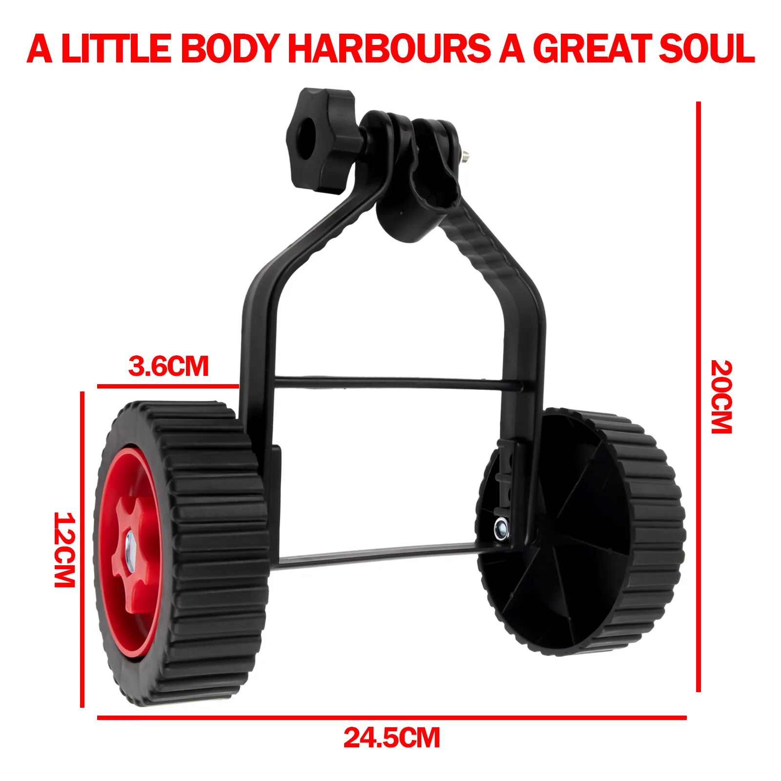 Universal String Trimmer Grass Eater Cutter Adjustable Support Wheels Set For Outdoor Garden Cordless Grass Trimmer