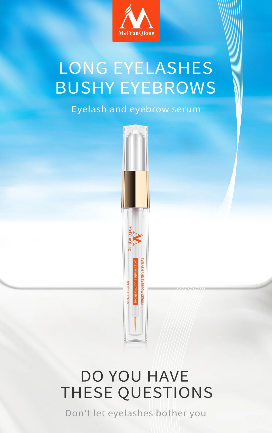 Description Picture 2 of itemMeiYanQiong Eyelash Growth Nutrient Liquid Eye Eyelash Extension Thickening Long Length Strong Growth Eyelash Eye Care 10ml