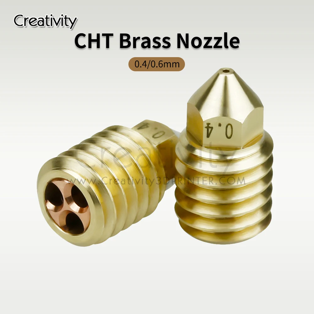 Description Picture 4 of itemHigh Flow Cht Nozzle for Bambu Lab X1/ X1 Carbon 500℃ Hard Steel Nozzles Hot End Fit Bamboo Bambulabs P1P/ P1S 3D Printer Hotend