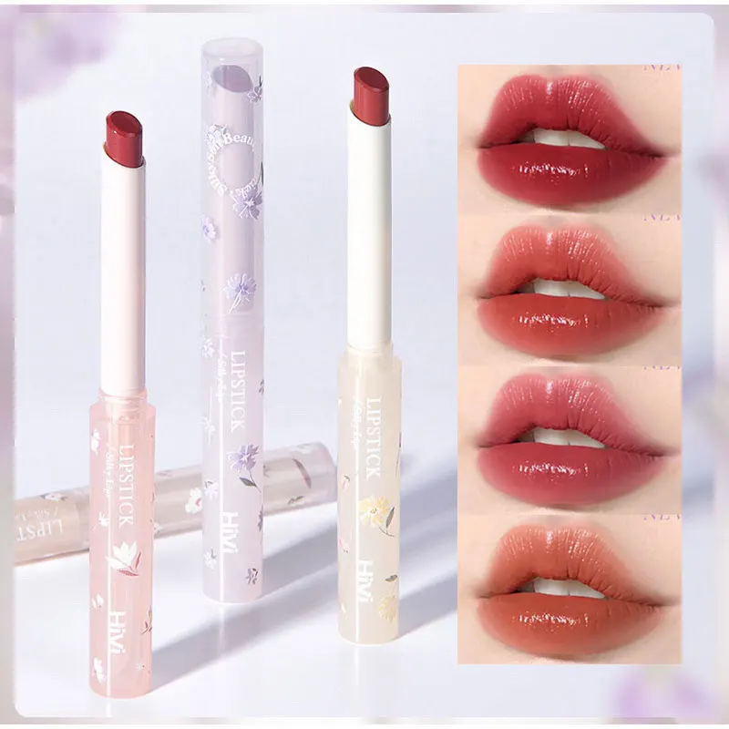 Jelly Lip Glaze Mirror Water Lipstick Pen Moisturizing Lip Plumper Long-lasting Non-stick Cup Waterproof Lips Makeup Cosmetics