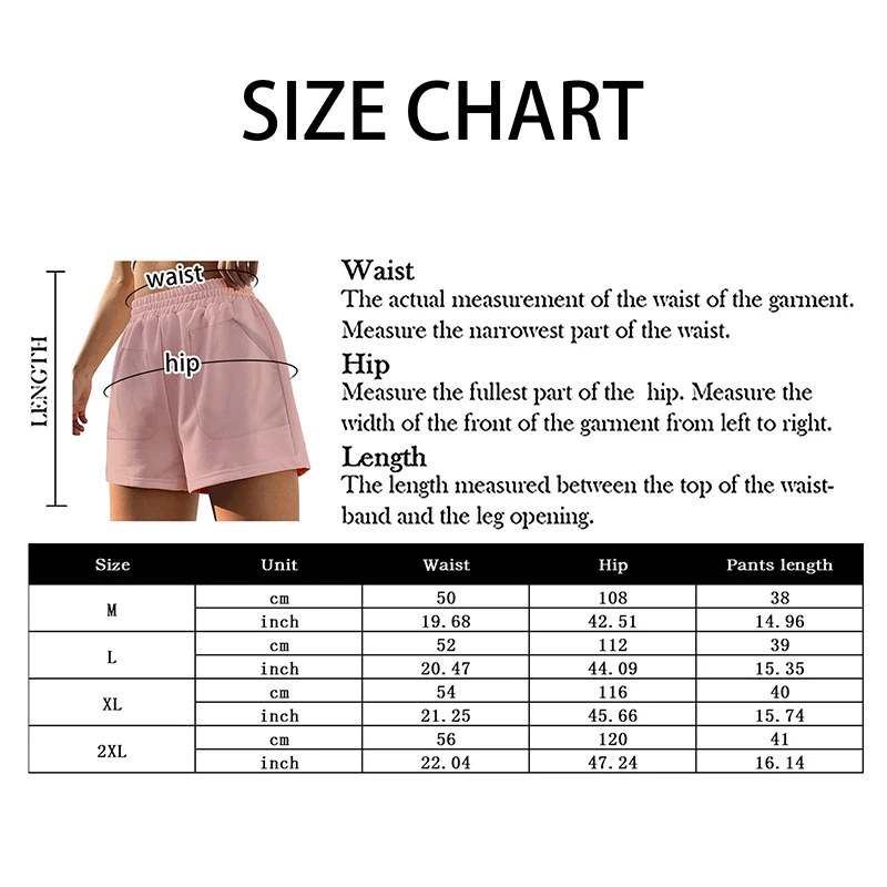 Description Picture 2 of itemShorts Women Summer All Match Elastic Waist Loose Solid Casual Korean Style Fashion Soft Streetwear Female Pocket Short Trousers