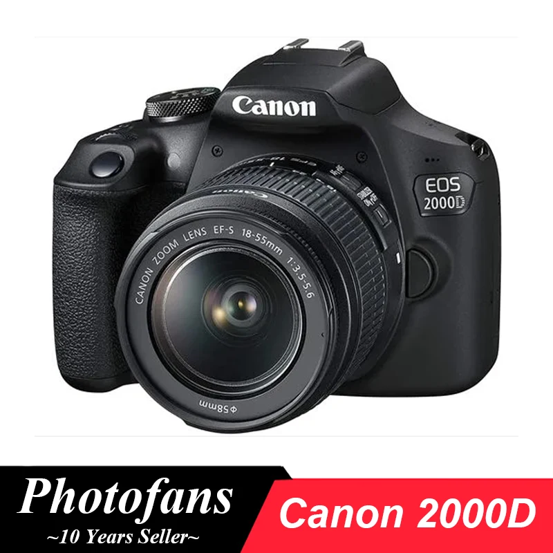 Iconic Brand 2000D Rebel T7 DSLR Camera with 18-55mm Lens