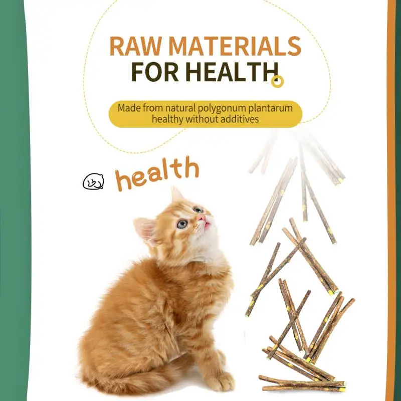 Natural Catnip Pet Cat Molar Toothpaste Stick Pet Cat Kitten Chew Toys Stick Fruit Matatabi Cat Snacks Sticks Pet Cleaning Teeth