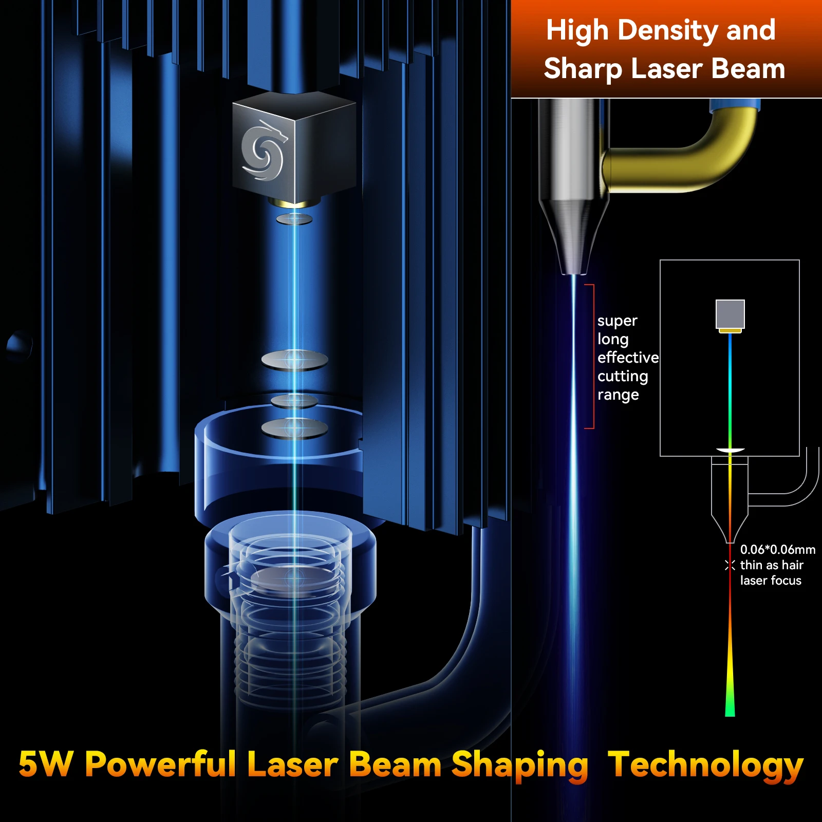 SCULPFUN S30 5W Laser Engraver With Automatic Air-assist System High-precision Fixed-Focus CNC Laser Engraver Machine 410*400mm