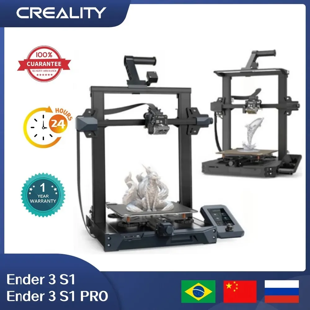 CREALITY Ender 3 S1/Ender 3 S1 Pro 3D Printer Upgrade 300°C High Temperature Nozzles LED Light CR Touch Automatic Bed Leveling