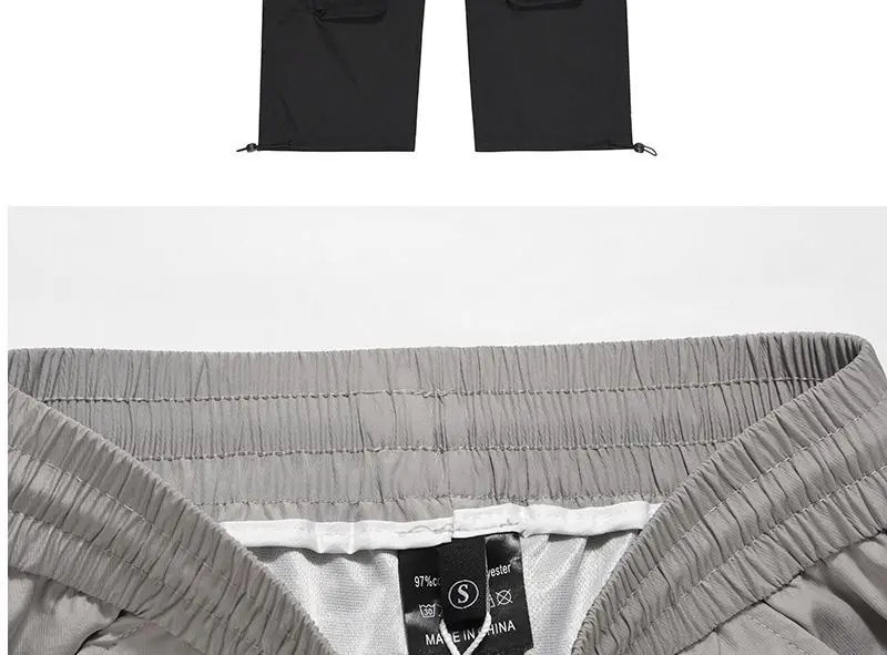 Description Picture 6 of itemDeeptown Harajuku Streetwear Cargo Parachute Women Pants Baggy Pocket Vintage Baddies Hippie Casual Trousers Kpop 90s Aesthetic