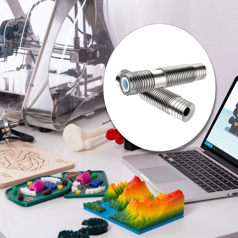 3D Printer Heatbreak Stainless Steel Throat Upgraded 3D Printer Parts For KP3S