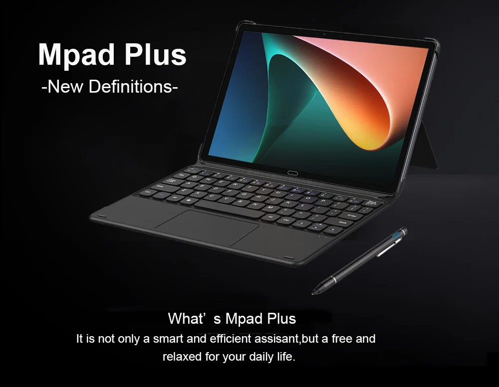Global Version Mpad plus Deca Core 10.8 inch 2.5K FHD Screen 2560*1600 2 In 1 Tablet Android 4G LTE Tablet With keyboard