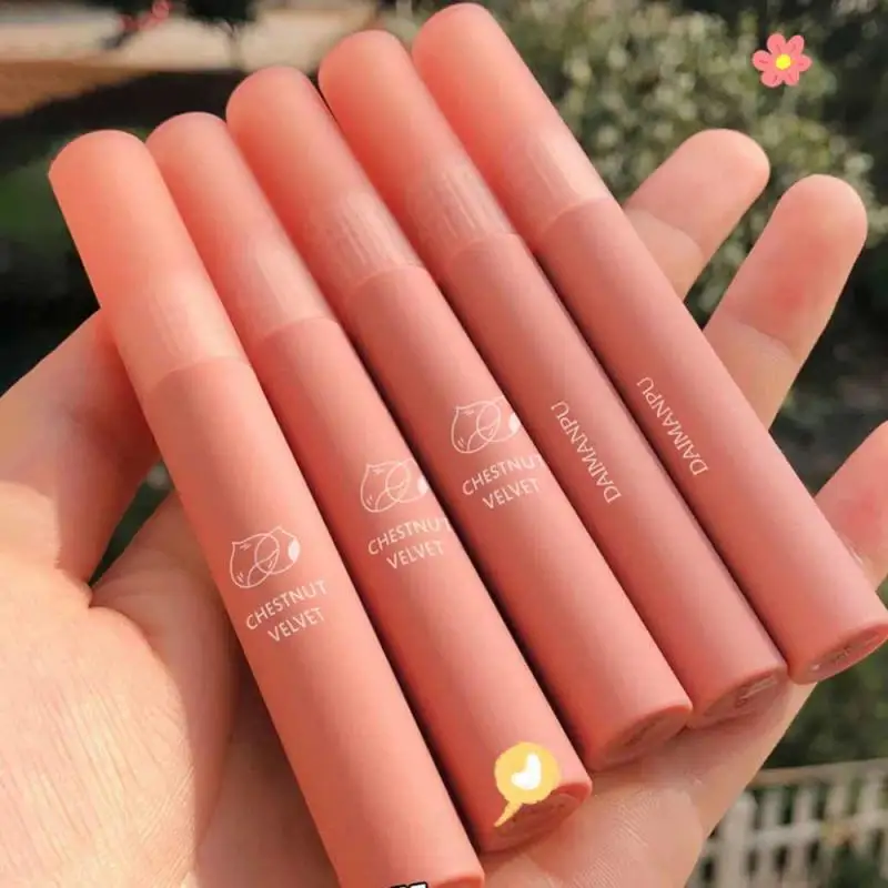 Description Picture 3 of itemChestnut Velvet Lip Gloss 12 Colors Matte Long Lasting Liquid Lipstick Waterproof Lipstick Women Beauty Red Lip Gloss Cosmetic