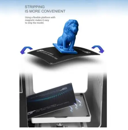 LONGER Cube 2 Mini Desktop 3D Printer Fully Assembled with 2.8 Inch LCD Touchscreen 120*140*105mm Detachable Nozzle Resume Print