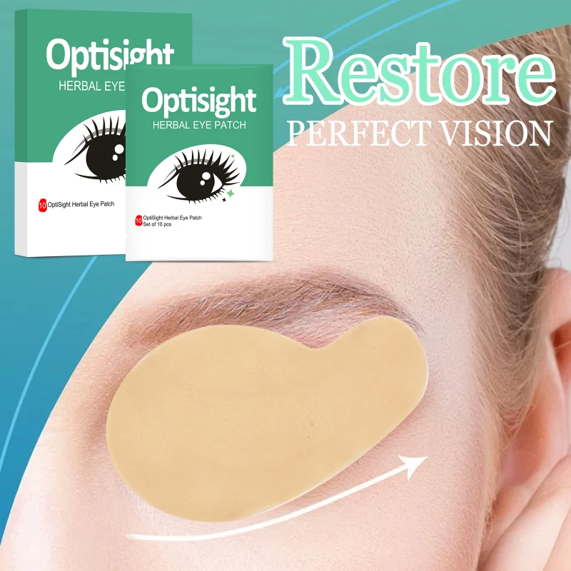 Description Picture 3 of item10Pcs 100% Natural Herbal Eyesight Patch Wormwood Vision Sticker Relieve Dry Eyes Fatigue Myopia Amblyopia Care Plaster Eyepatch