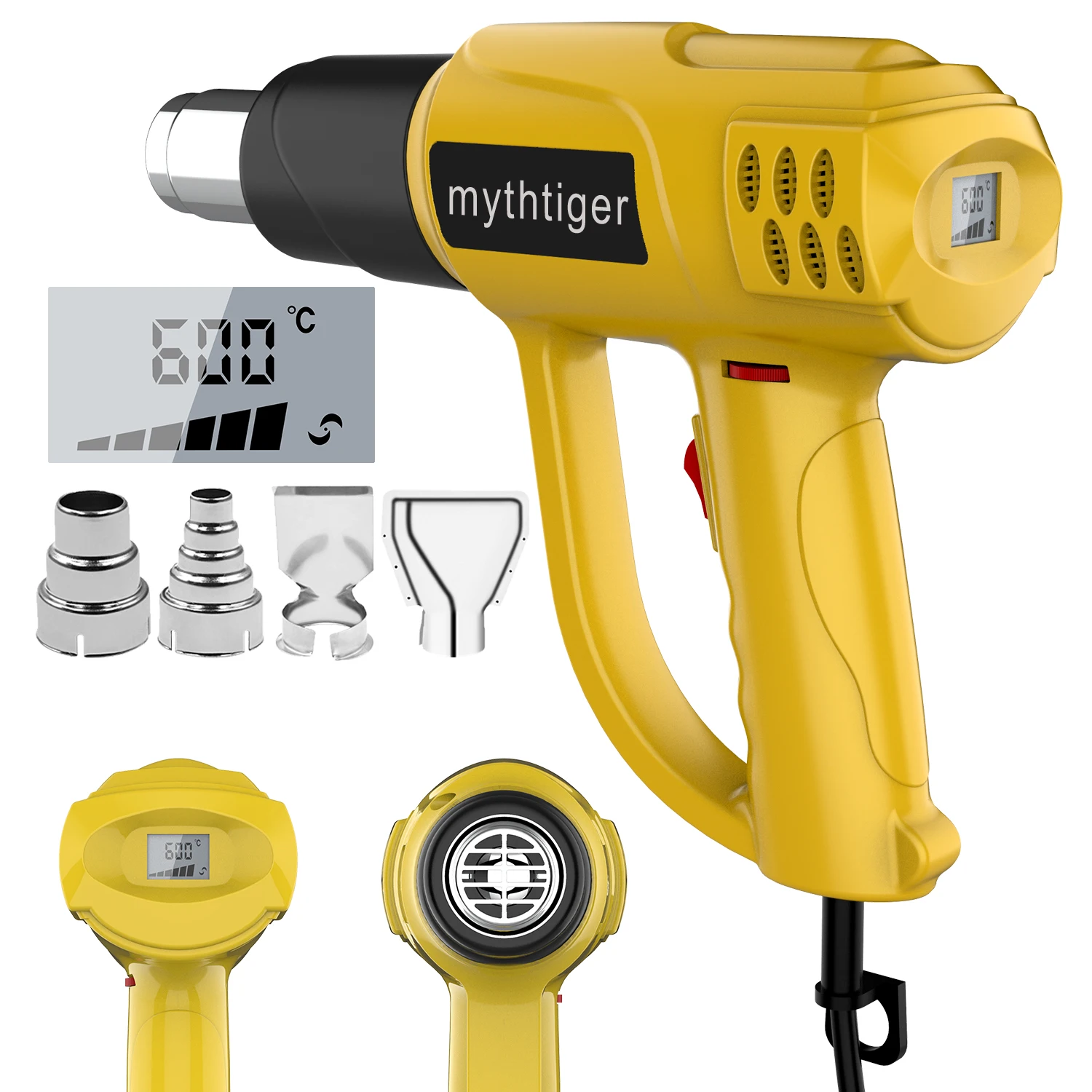 Ship from ES PL Heat Gun 2000W Hot Air Gun For Shrink Wrapping Car Tools Plastic