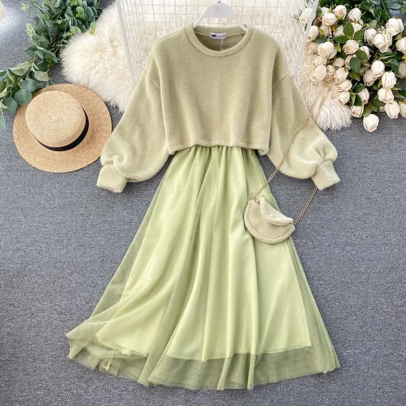 green set with bag
