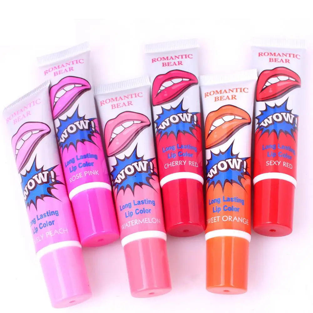 Description Picture 5 of item6 Color Peel Off Liquid Lipstick Waterproof Long Lasting Tear Lipstick Lip Gloss Women Sexy Makeup Tear Pull Lips Mask Cosmetic