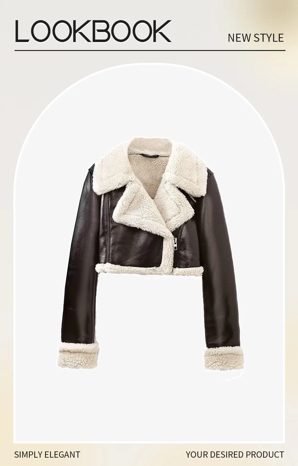 Description Picture 4 of itemUNIZERA 2023 Autumn/Winter New Women's Wear New Fashion Casual Loose Versatile Double sided Short Jacket Coat