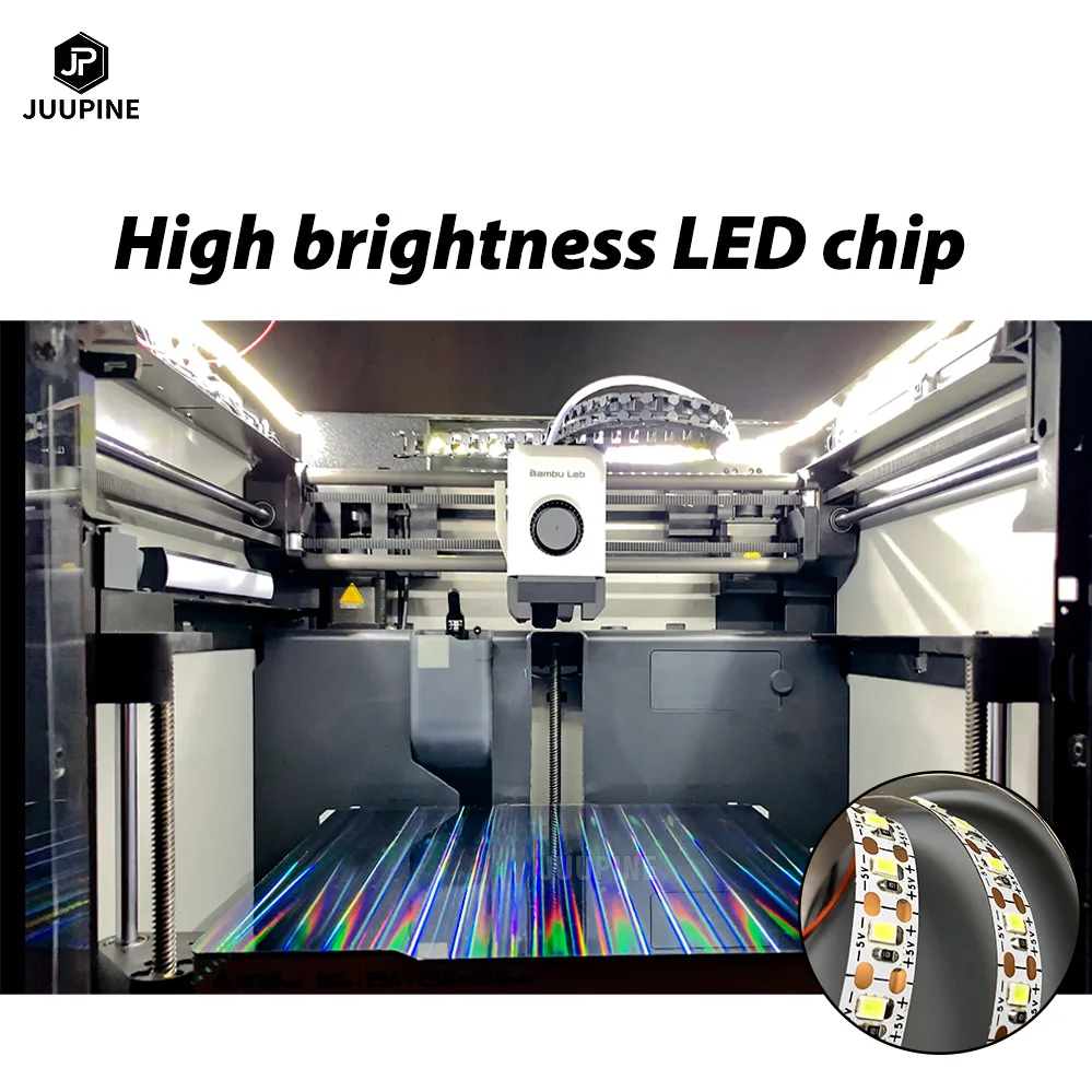 For Bambu lab Light p1p p1s X1C LED Lights Strip LED Light Kit 5V 150cm IP44 high-end Lighting Lamp Super bright For Bambulab
