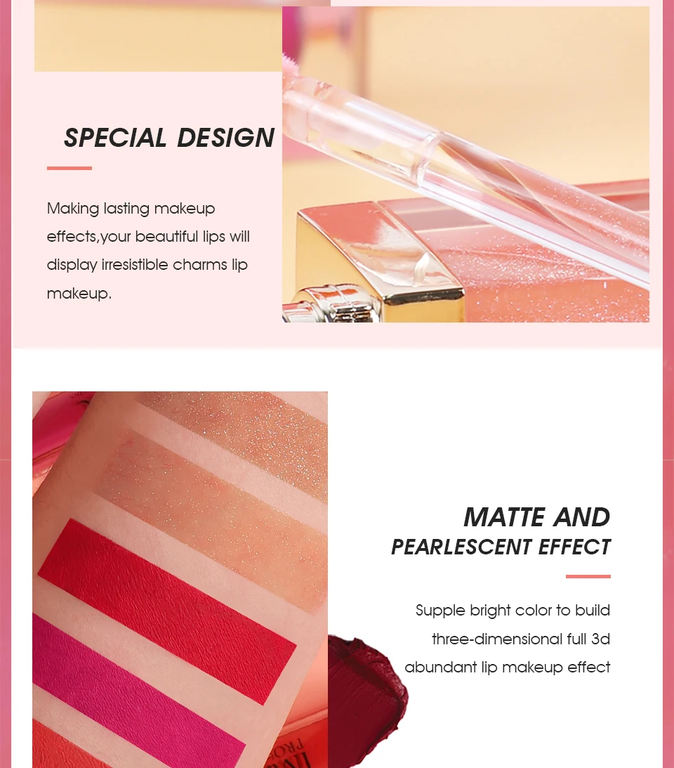 Description Picture 6 of itemIMAGIC new waterproof and moisturizing lip gloss velvet matte lasting lip gloss ladies cosmetics 20 colors