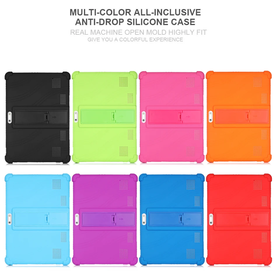 Description Picture 4 of itemSZOXBY Tablet 10.1 Universal Case Soft Silicone for 10 10.1 inch Android Tablet PC Soft Shockproof Cover Case L 9.44in W 6.69in