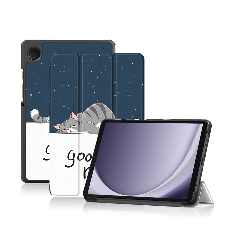 Description Picture 2 of itemHUWEI Case For Samsung Galaxy Tab A9 8.7 Inch SM-X110 SM-X115 X117 PU Flip Stand Cover For Tab A9 Plus 2023 Tablet Case Funda
