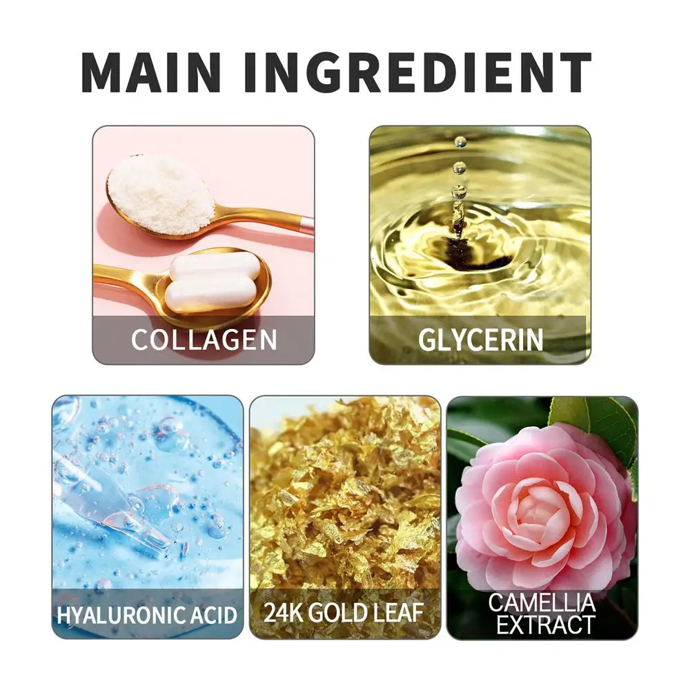 Description Picture 5 of itemCrystal Collagen Eye Mask Eye Patches Moisturizing Anti-puffy Wrinkle-Resistant Brighten Eye Gel Pad Korean Skin Care Products