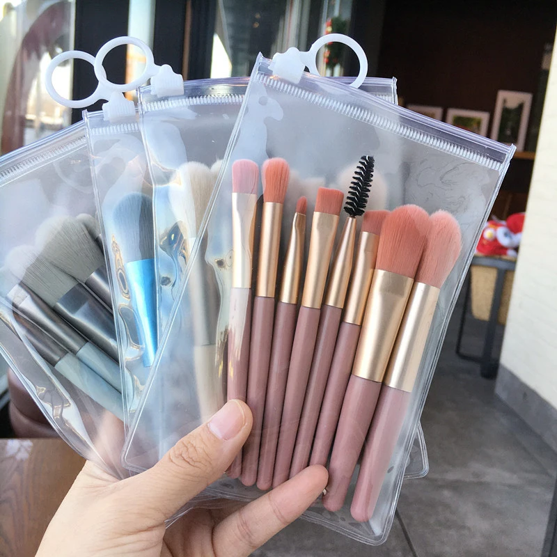 Description Picture 4 of item8 Pcs Mini Soft Makeup Brushes Set Eye Shadow Foundation Powder Eyelash Concealer Blush Make Up Brush Beauty Makeup Tool Hot New