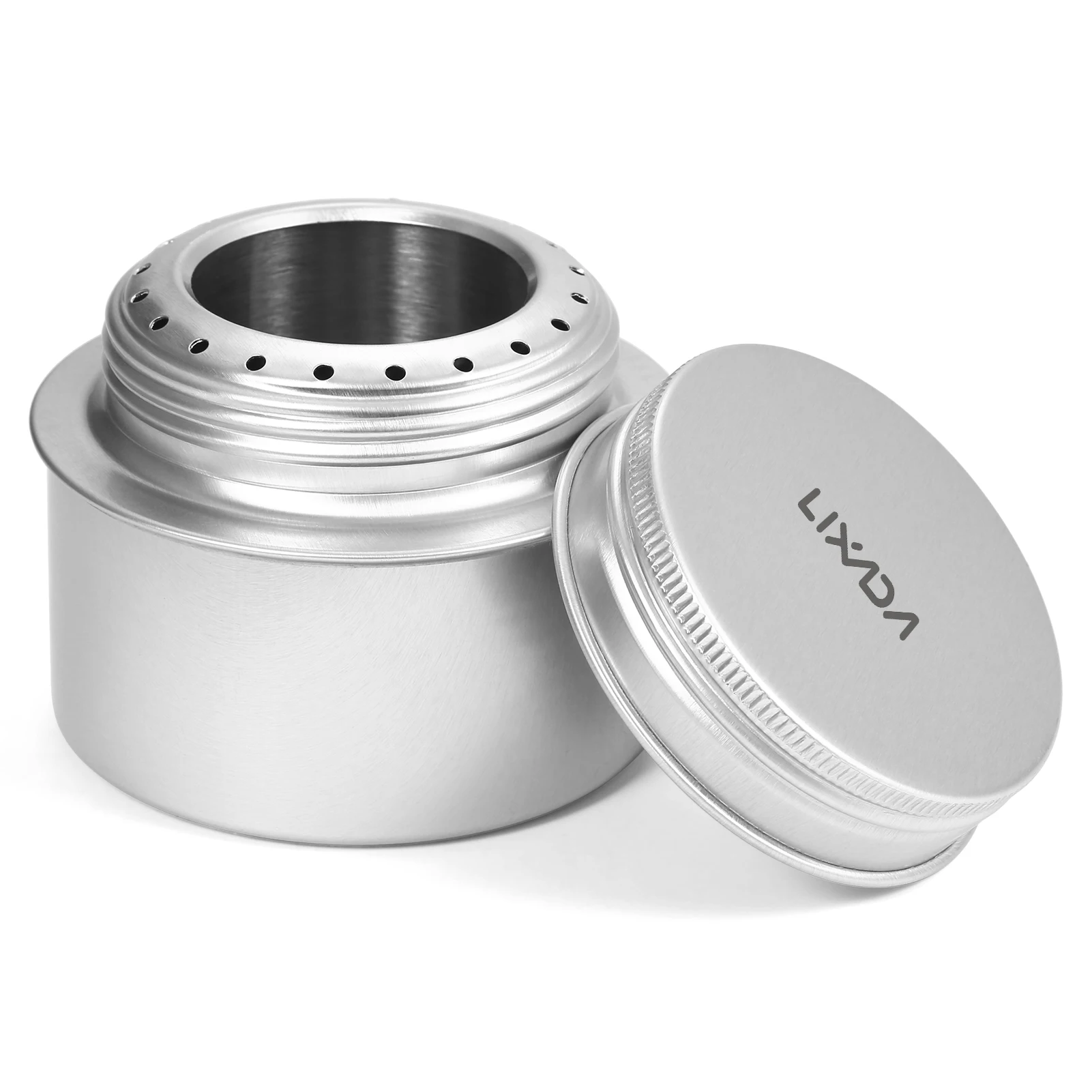 Description Picture 4 of itemLixada Portable Mini Aluminum Alloy Alcohol Stove 2Pcs Set with Lid for Outdoor Camping Hiking Backpacking Cooking Stove