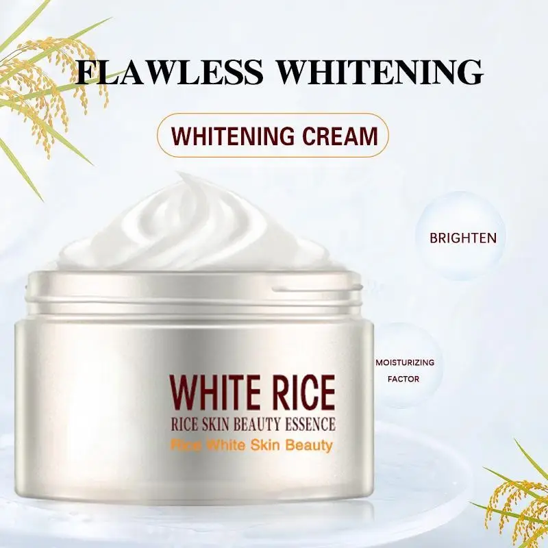 Description Picture 3 of itemWhite Rice Whitening Cream for Face Anti Aging Remove Wrinkles Nourishing Moisturizing Brightening Facial Cream Face Skin Care