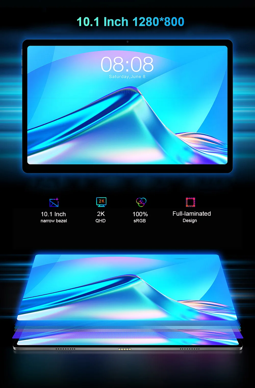 Description Picture 6 of itemNenmoone K50 4G Tablet Android Octa Core Cheap 10.1 Inch Tablet 8GB RAM 128GB ROM Tablet GPS For Kids Gift 13MP Camera Type-C
