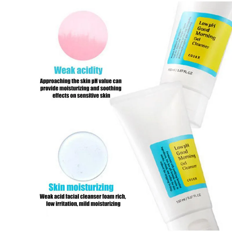 Description Picture 5 of item150Ml Cosrx Low Ph Good Morning Gel Cleanser Face Moisturizer Whitening Anti Wrinkle Cleanser Dry Skin Oil Skin Facial Treatment