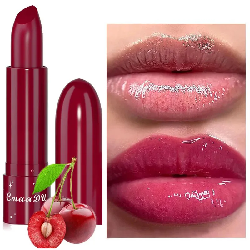 Fruit Jelly LipBalm Color Changing LipBalm Dual Use Reduce Lip Wrinkles Lasting Moisturizing Hydrating Anti-drying Natural Lips