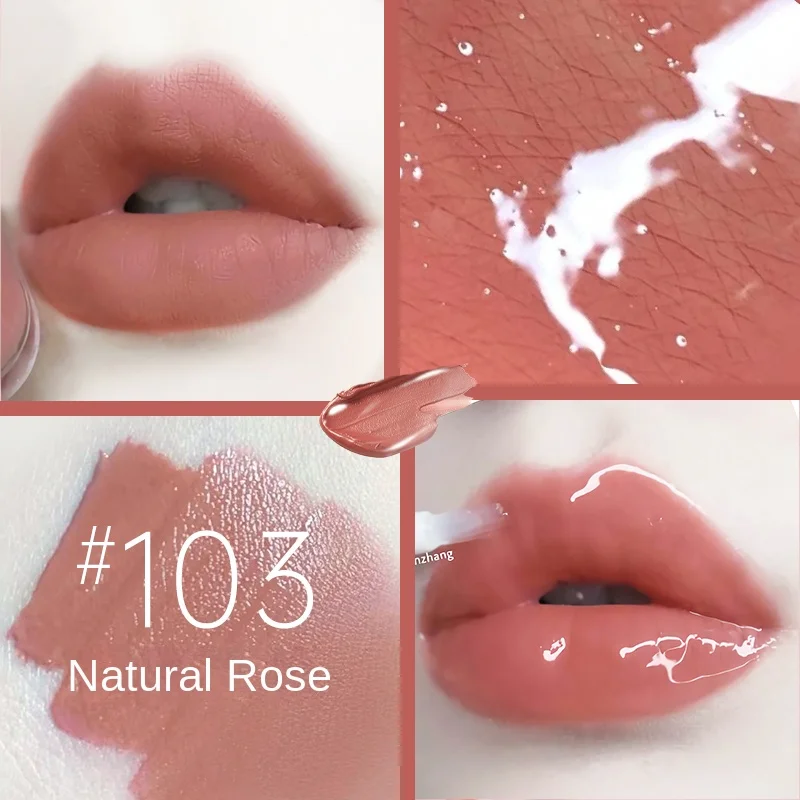 KIKO make up lip oil Lip Glaze Non-Fading Lipsticks Makeup Gloss Milk Tea Bean Paste Transparent Lip Color lip gloss cosmetic