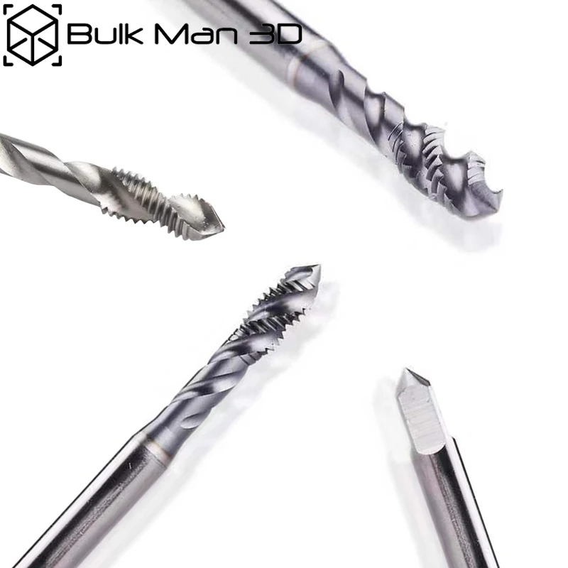 Drill Tap 1/4″ M5 Machine Spiral Point Straight Fluted Screw Thread Metric Plug Hand Tap Drill Hand Tools