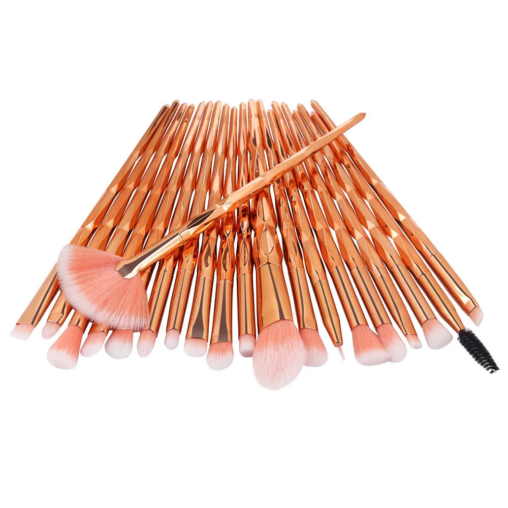 Description Picture 3 of item20Pcs Diamond Makeup Brushes Set Powder Foundation Blush Blending Eye shadow Lip Cosmetic Beauty Make Up Brush Pincel Maquiagem