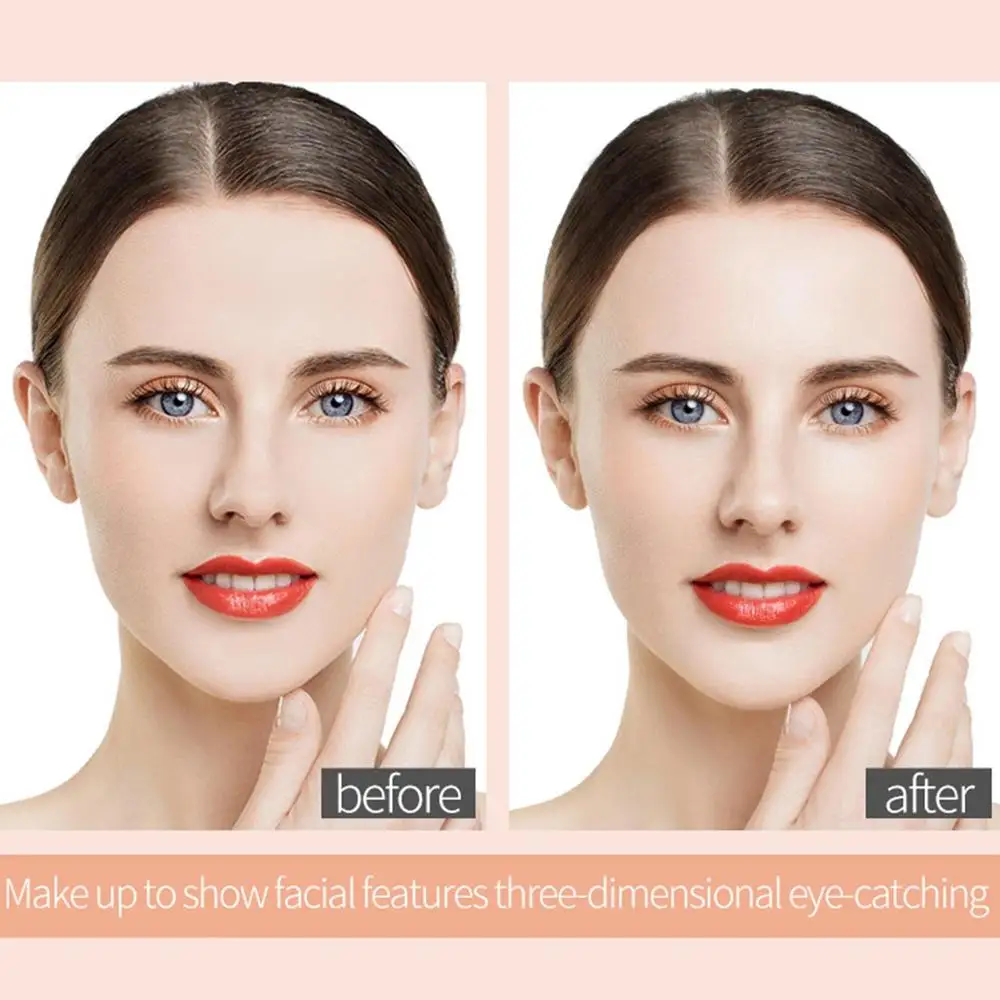 Description Picture 4 of itemContour Cream Stick 2 Sticks Creamy Face Shaping Stick With Light Texture Highlighter Make Up Gift High Quality Makeup cream