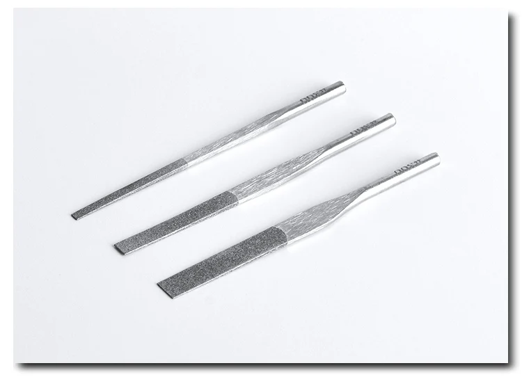 Description Picture 6 of item12pcs 150# 200# 300# 400# Ultrasonic Diamond Flat File MTP-120 For Rough Grinding Fine Polishing Mold Pneumatic Polishing Tool