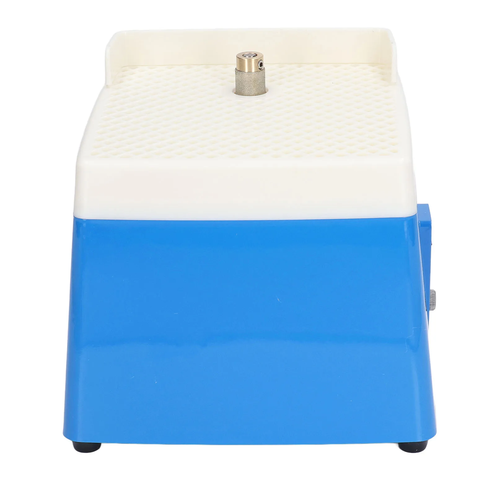 Stained Glass Grinder Machine Mini Portable Art Grinding Processing Tool Kit Dustproof with 1in Bit EU Plug 220V Blue