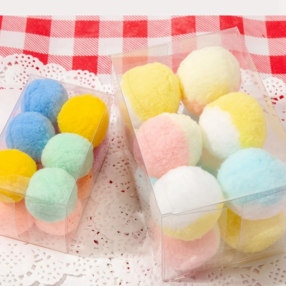 Description Picture 2 of itemWool Felt Ball Toys for Cats and Kittens Fun Adorable Colorful Soft Quiet Felted Fabric Balls Unique for Cat Lovers Cat Toy Ball