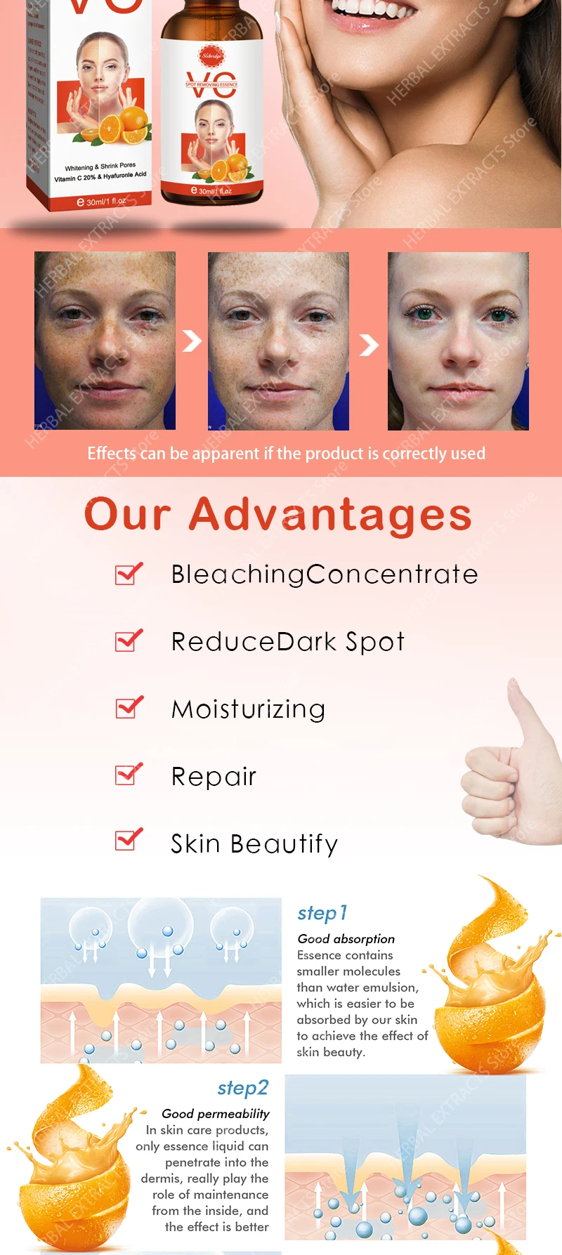 Description Picture 5 of itemdark spot remover Melasma Chloasma black spots cream