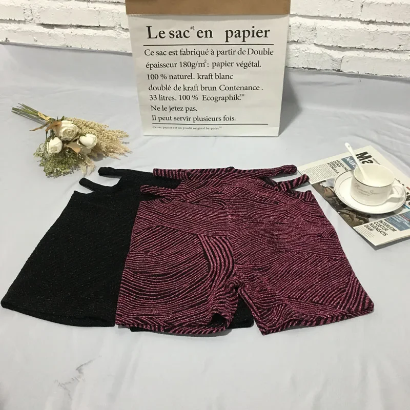 Description Picture 4 of itemZik Hekiy New Autumn Black Fashion Casual Shorts Women's Sequin Versatile Shorts Clubwear Shorts Hot Pants High Street