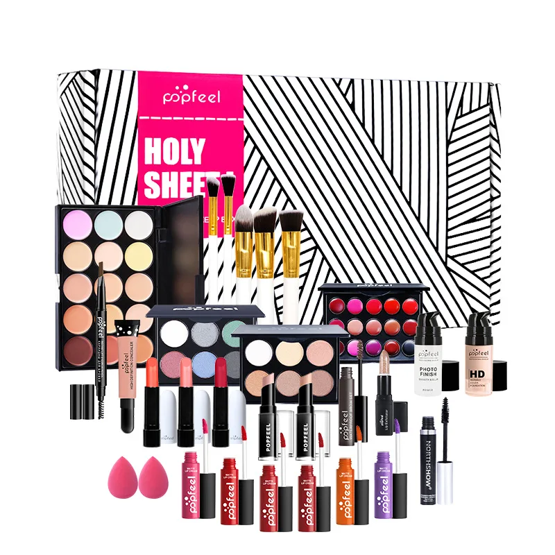 Description Picture 3 of itemKIT011 ALL IN ONE Fenty Beauty Kit Make Up Sets Cosmetics Full Set Eyes Face Skin Cosmetics Makeup Brushes Makeup Bag Primer