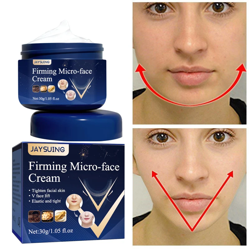 Description Picture 3 of itemEffective Face V Shape Lift Cream Remove Double Chin Slimming Firm Contouring Massage Cream Face Fat Burn Anti Aging Beauty Skin